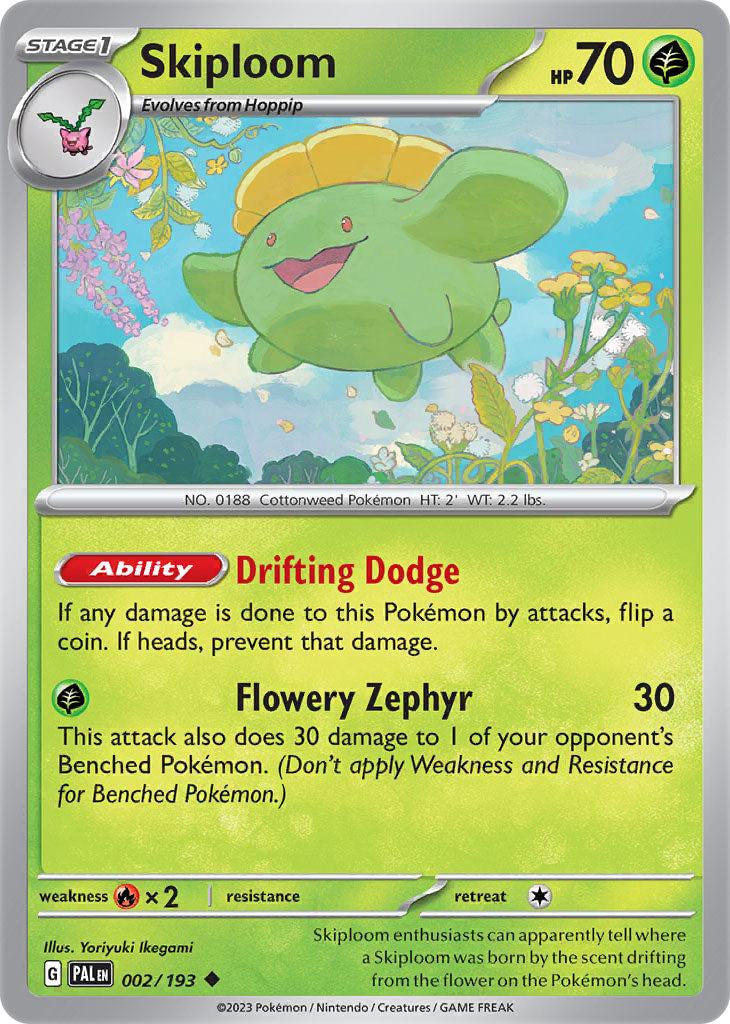 #002 Skiploom 002/193 Uncommon
