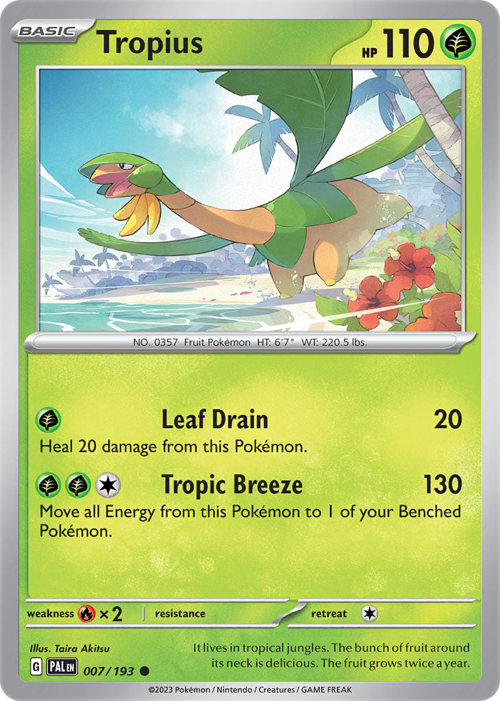 #007 Tropius 007/193 Common