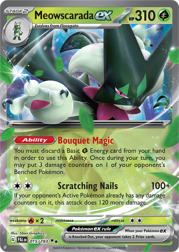 #015 Meowscarada EX 015/193 Double Rare
