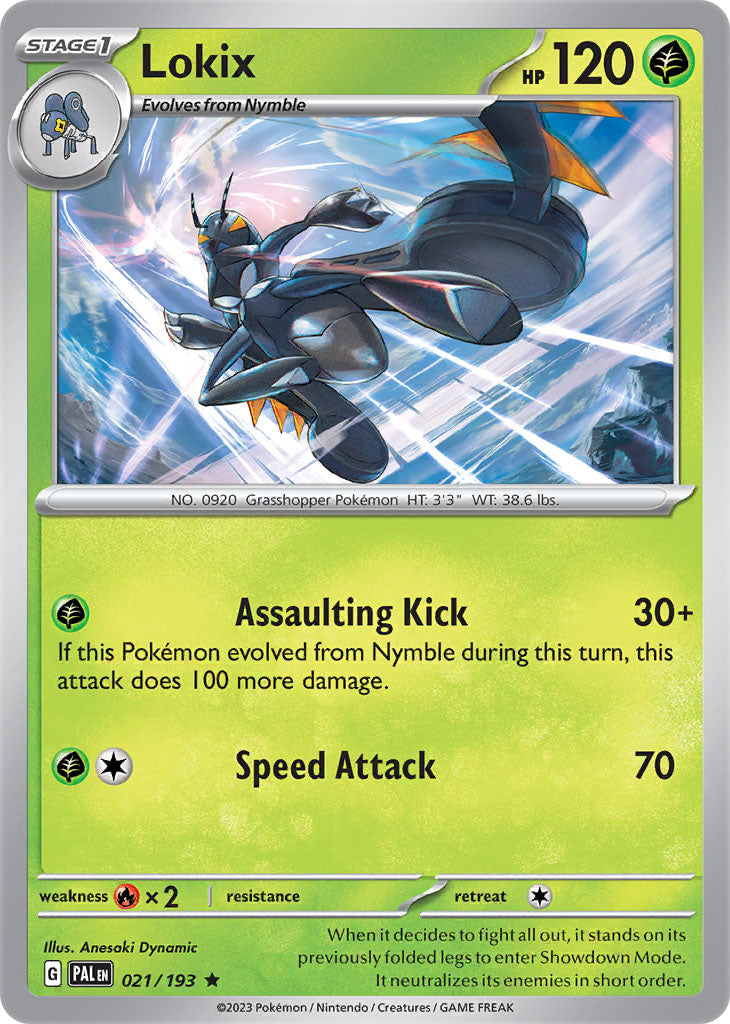 #021 Lokix 021/193 Rare Holo