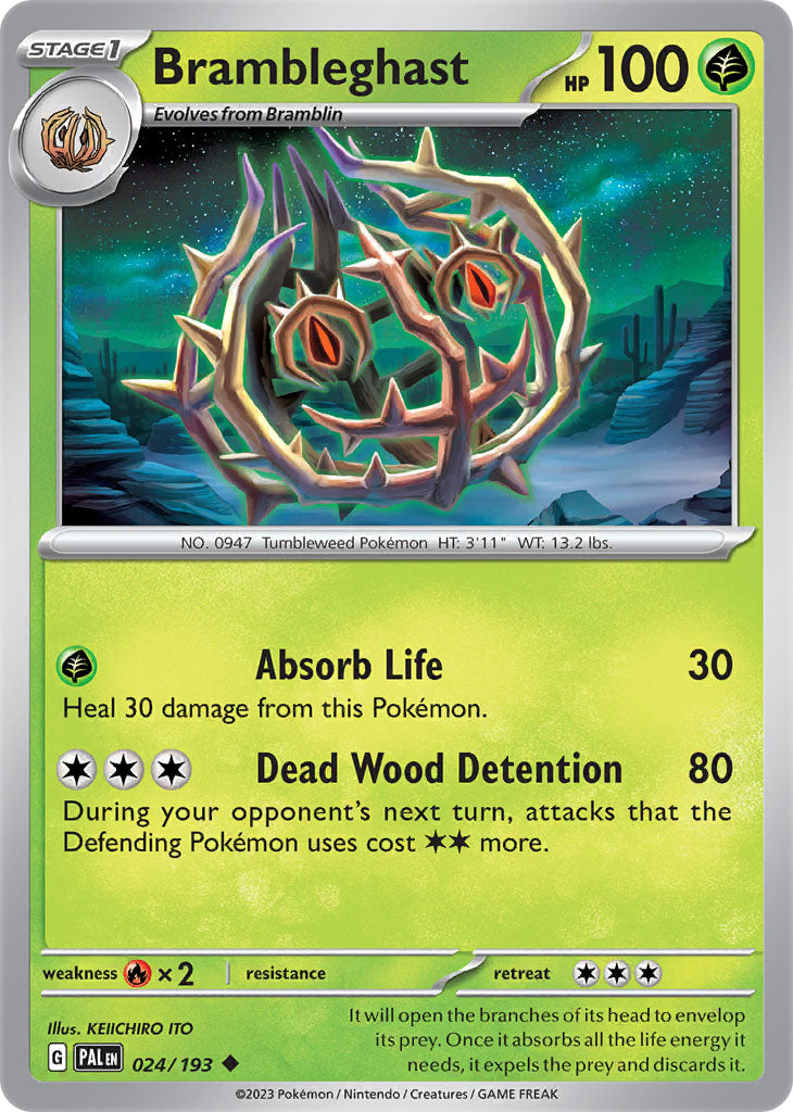 #024 Brambleghast 024/193 Uncommon