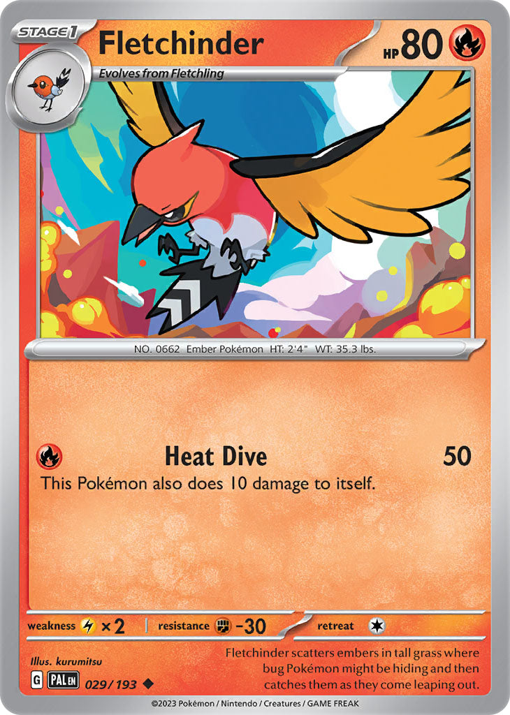 #029 Fletchinder 029/193 Uncommon