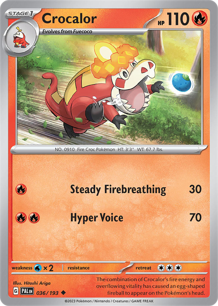 #036 Crocalor 036/193 Uncommon