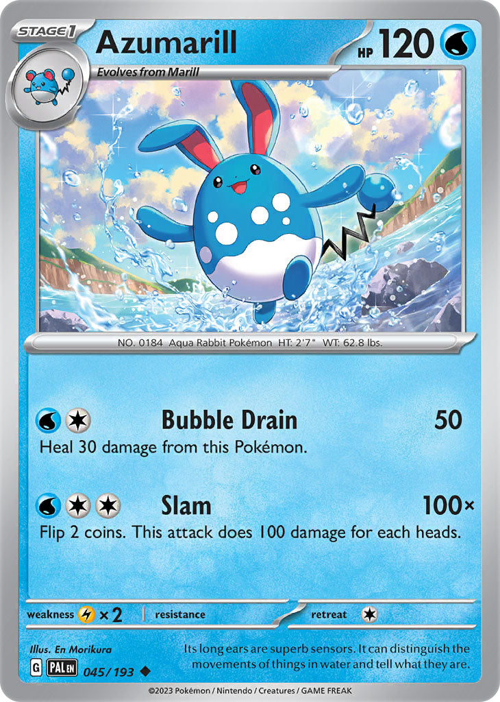 #045 Azumarill 045/193 Uncommon