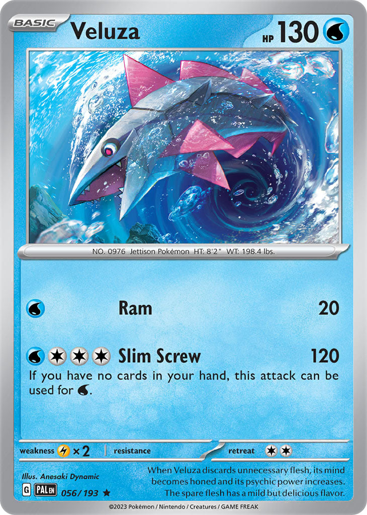 #056 Veluza 056/193 Rare Holo