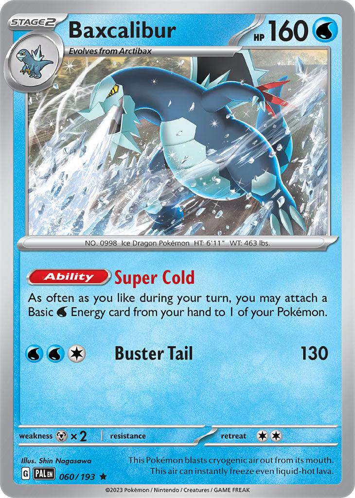 #060 Baxcalibur 060/193 Rare Holo