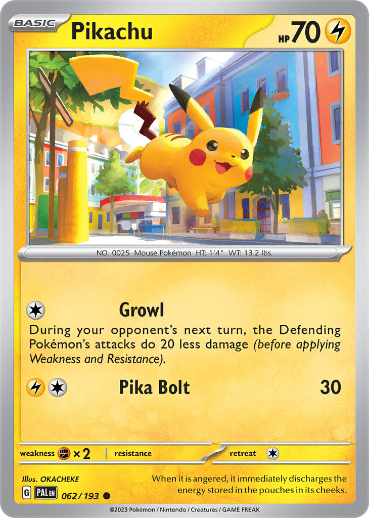 #062 Pikachu 062/193 Common