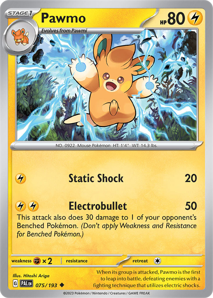 #075 Pawmon 075/193 Uncommon