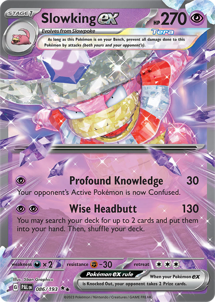 #086 Slowking EX 086/193 Double Rare