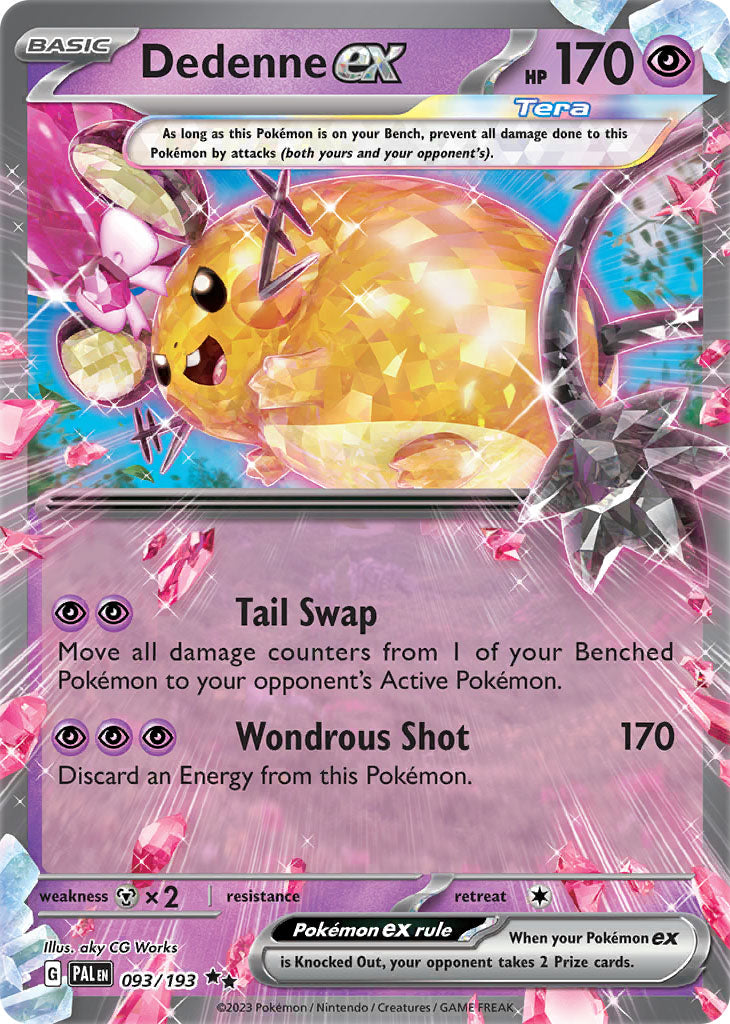 #093 Dedenne EX 093/193 Double Rare