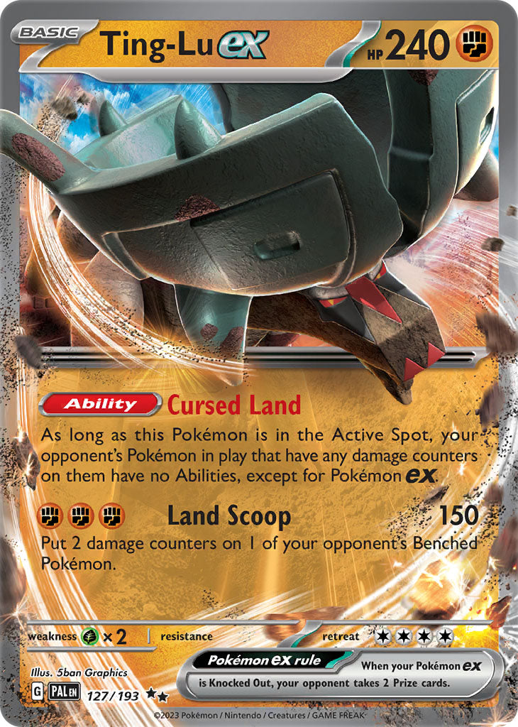 #127 Ting-Lu EX 127/193 Double Rare