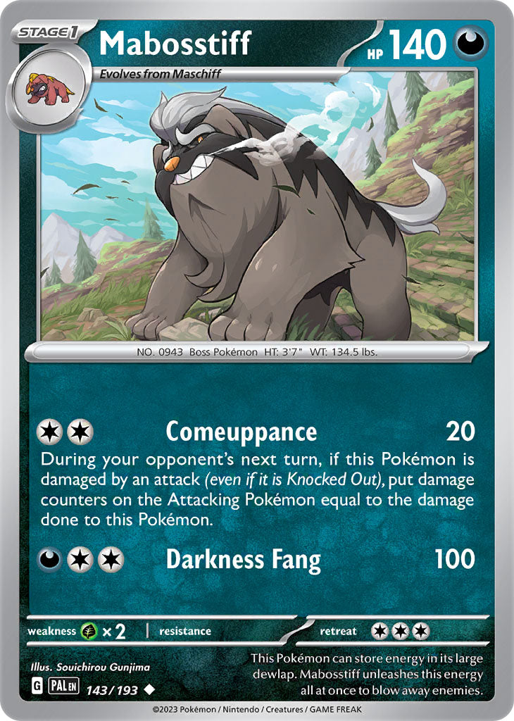#143 Mabosstiff 143/193 Uncommon