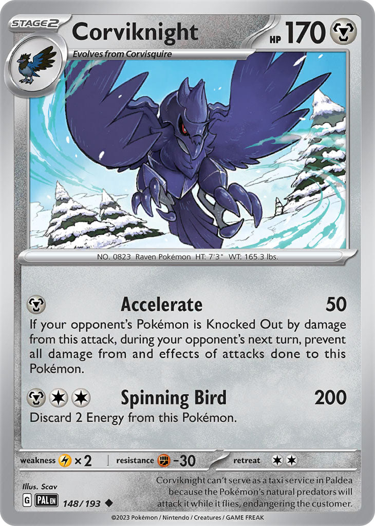 #148 Corviknight 148/193 Uncommon
