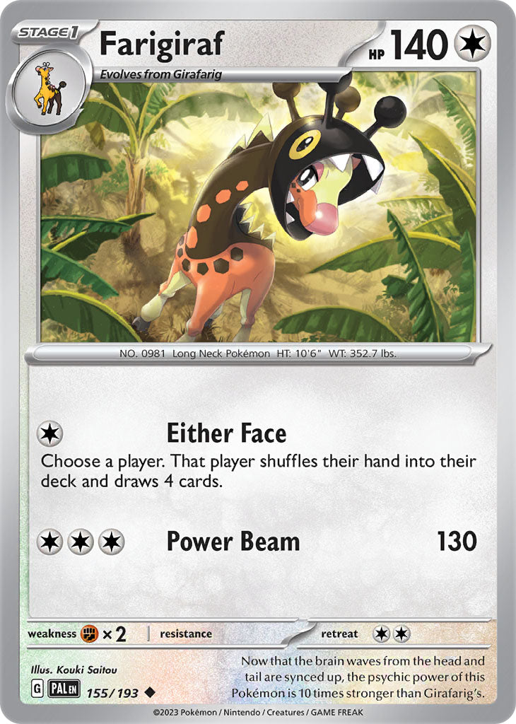 #155 Farigiraf 155/193 Uncommon
