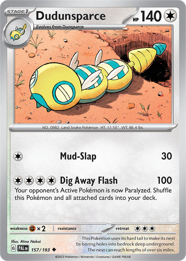 #157 Dudunsparce 157/193 Uncommon