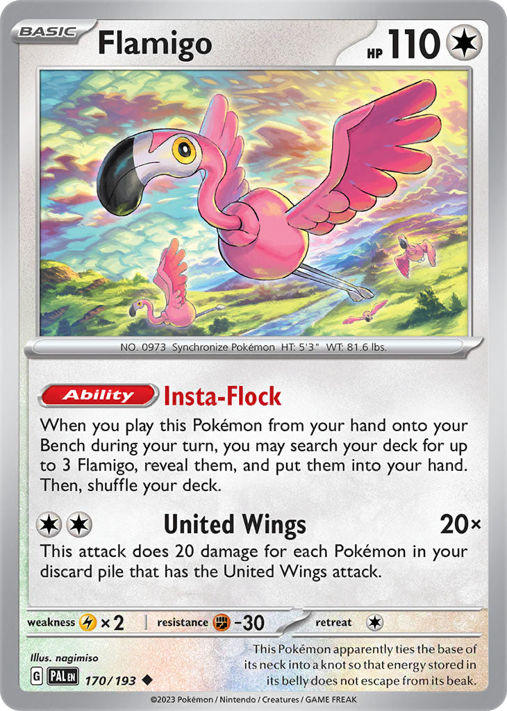 #170 Flamigo 170/193 Uncommon