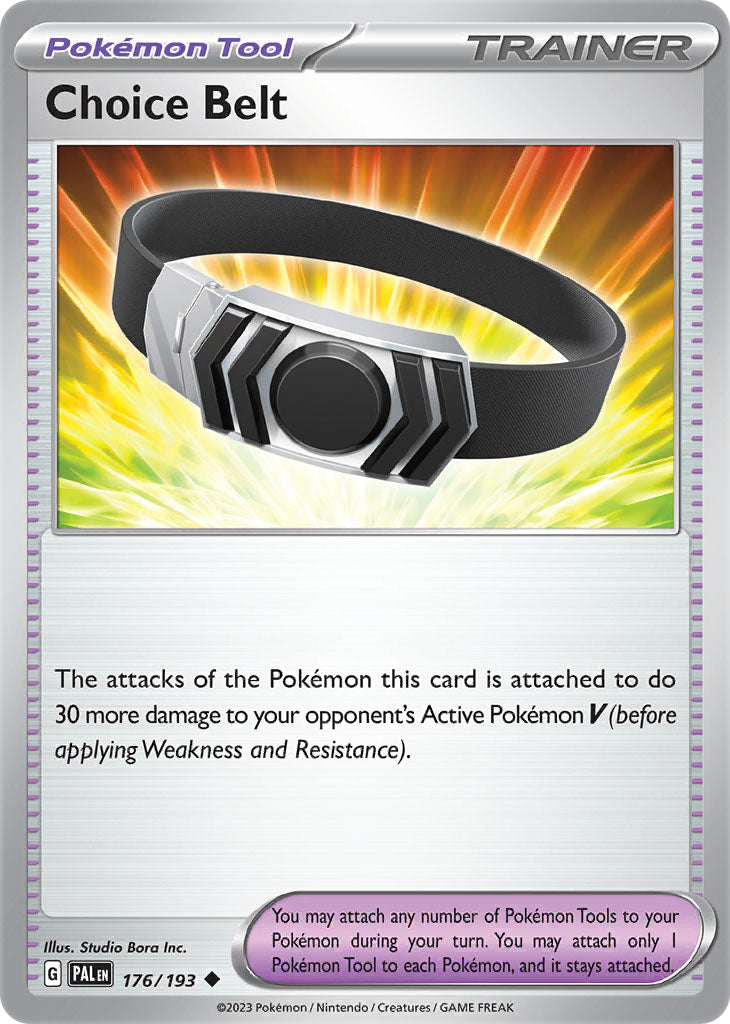 #176 Choice Belt 176/193 Uncommon