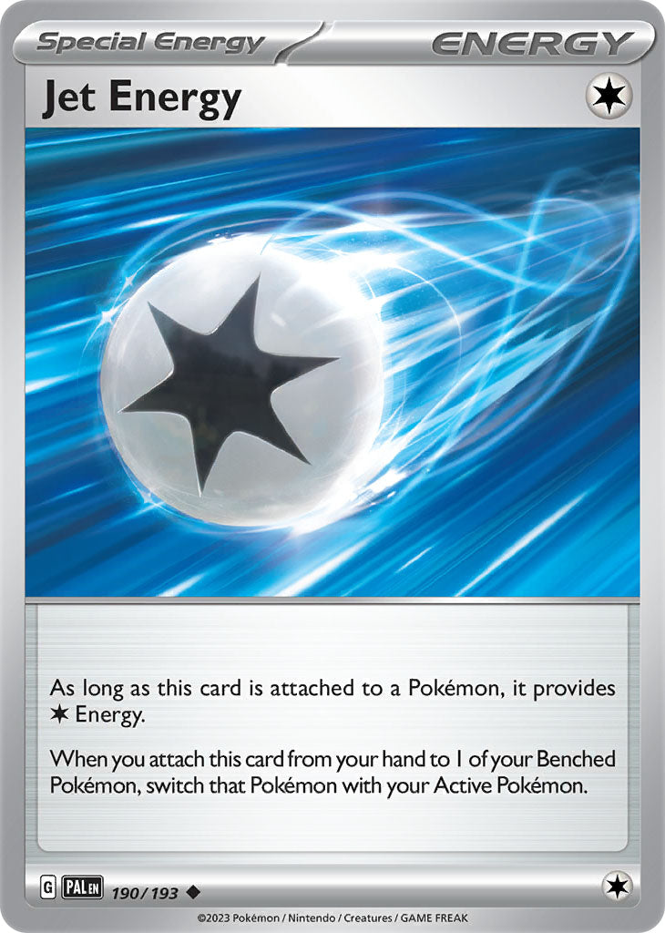 #190 Jet Energy 190/193 Uncommon Reverse Holo