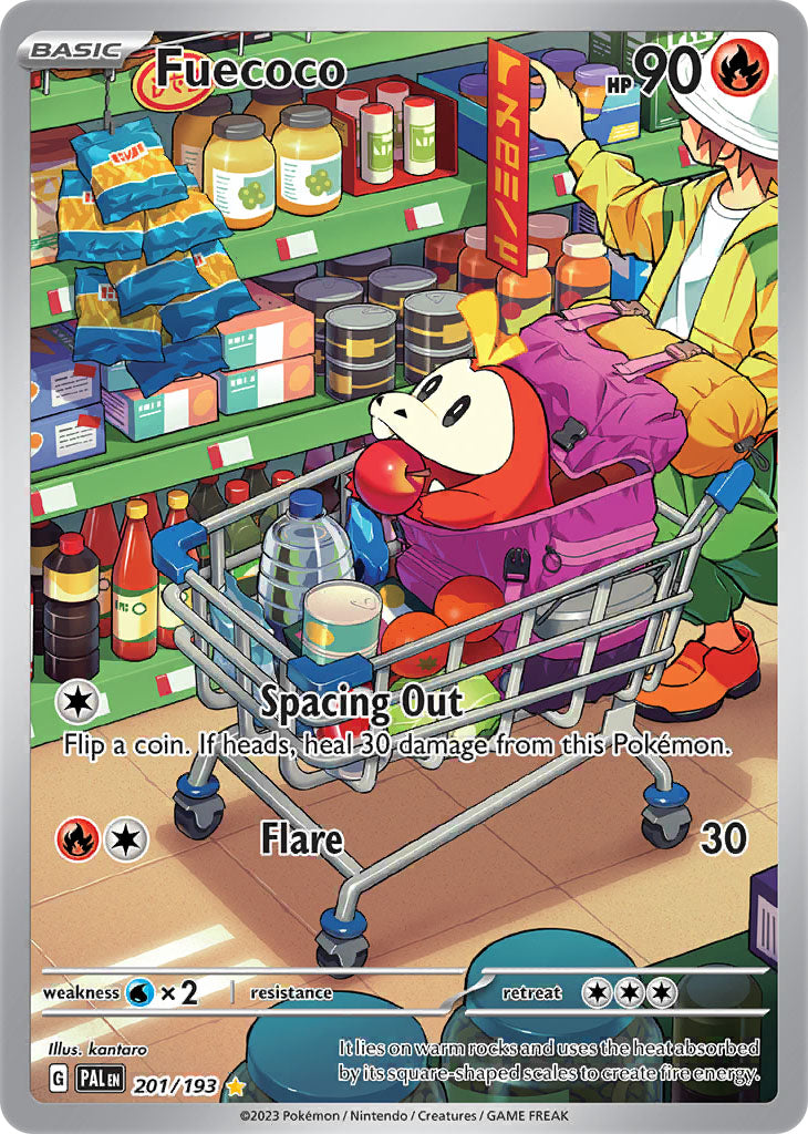 #201 Fuecoco 201/193 Illustration Rare