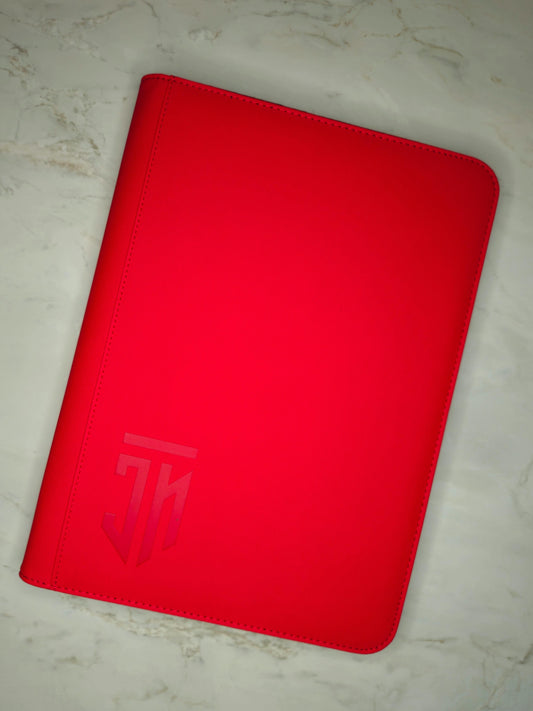 Custom Nerds perm m/glidelås 18-lommer Rød