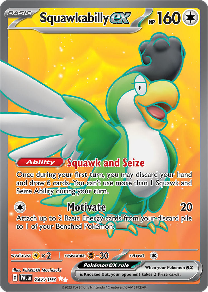 #247 Squawkabilly EX 247/193 Ultra Rare