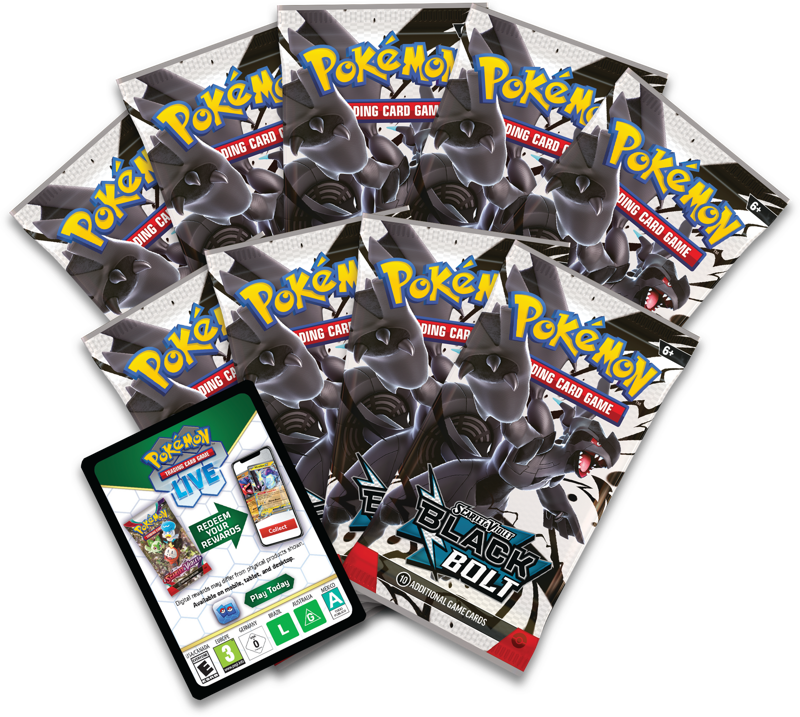 (Max 2 pr kunde) Pokémon SV10.5 Scarlet & Violet—Black Bolt Elite Trainer Box