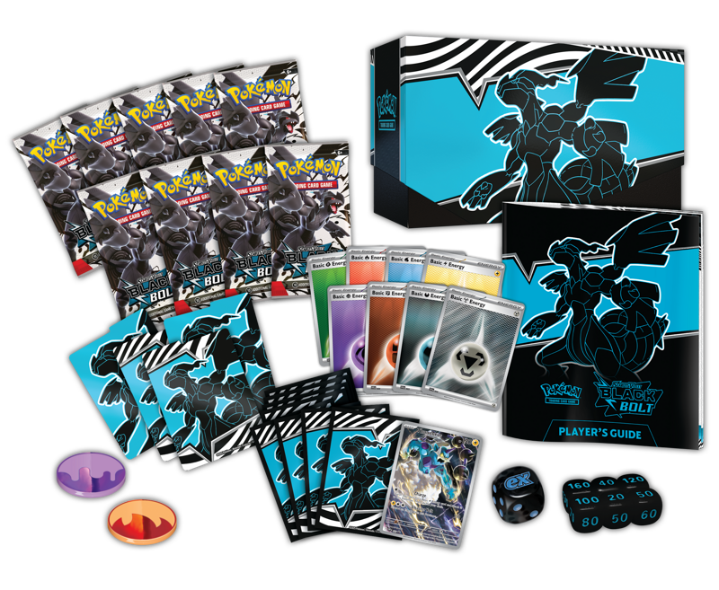 (Max 2 pr kunde) Pokémon SV10.5 Scarlet & Violet—Black Bolt Elite Trainer Box