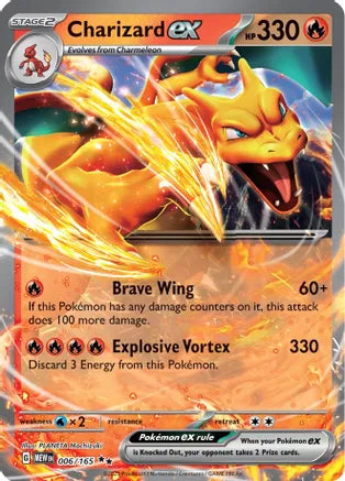 #006 Charizard ex - 006/165 Double Rare