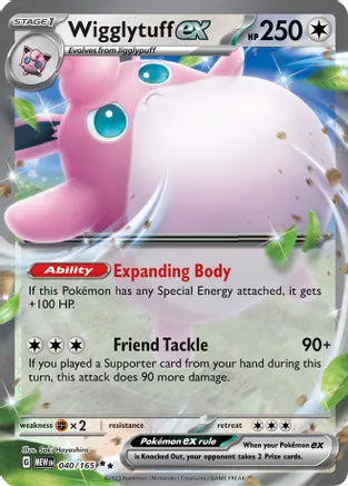 #040 Wigglytuff ex - 040/165 Double Rare