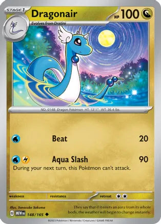#148 Dragonair 148/165 Uncommon Reverse Holo