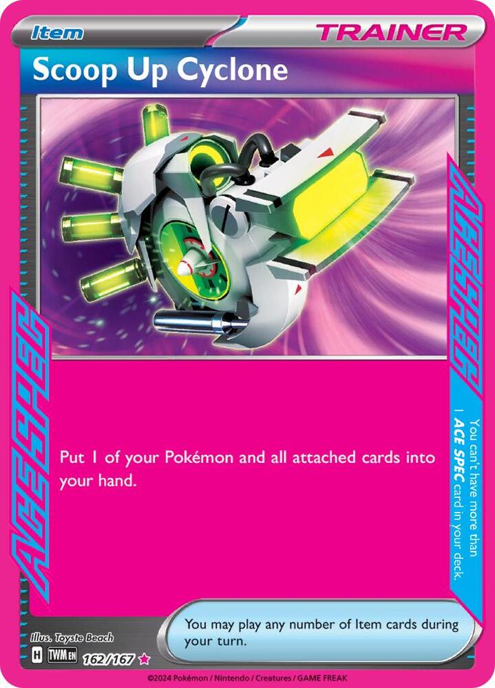 #162 Scoop Up Cyclone 162/167 ACESPEC Rare