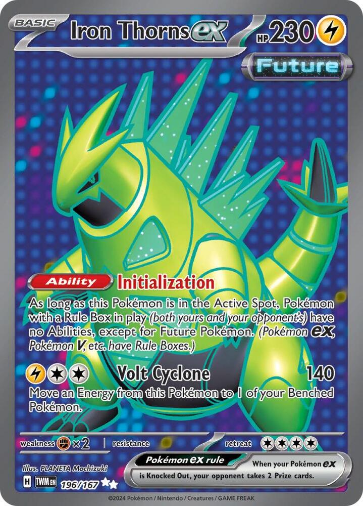 #196 Iron Thorns EX 196/167 Ultra Rare