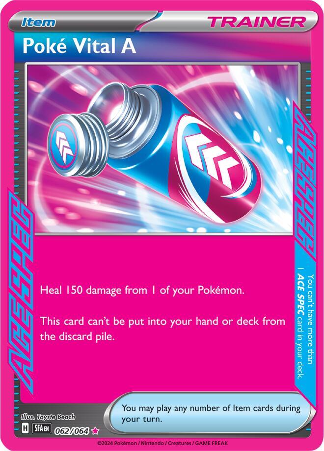 #062 Poké Vital A 062/064 ACESPEC Rare