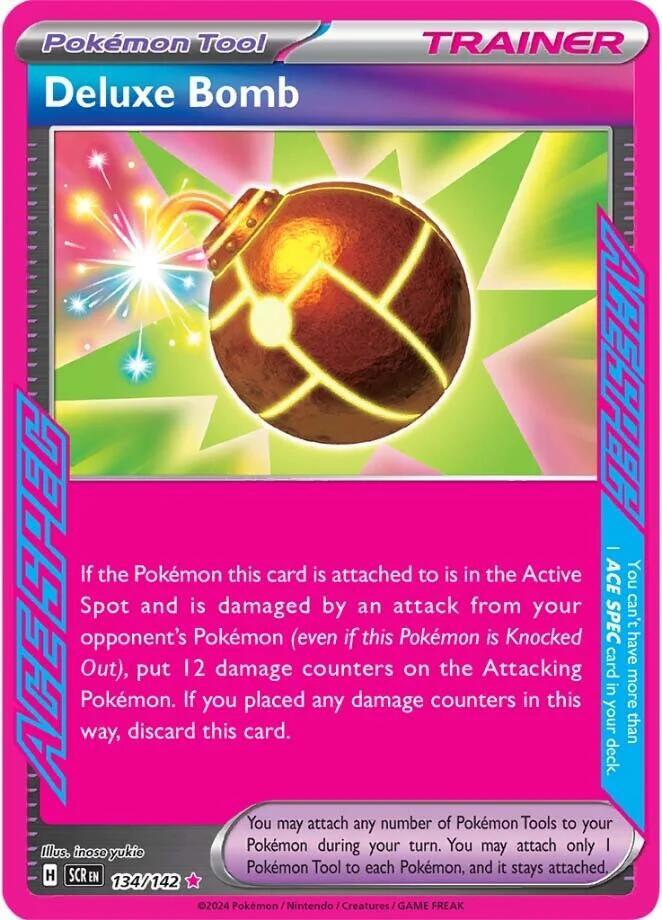 #134 Deluxe Bomb 134/142 ACESPEC Rare