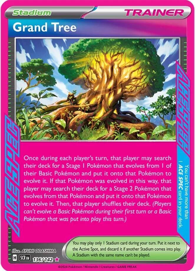 #136 Grand Tree 136/142 ACESPEC Rare