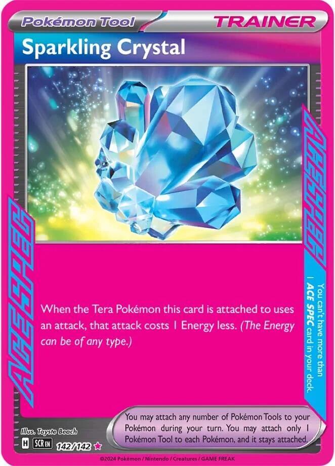#142 Sparkling Crystal 142/142 ACESPEC Rare