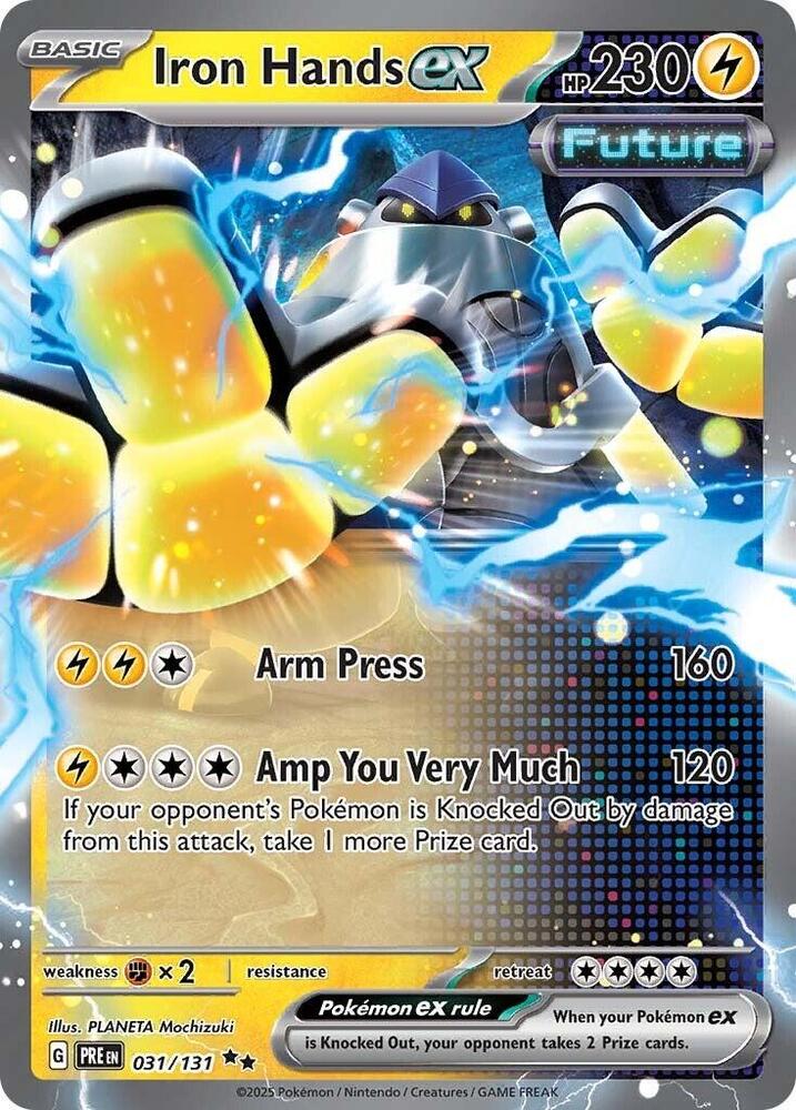 #031 Iron Hands EX 031/131 Double Rare