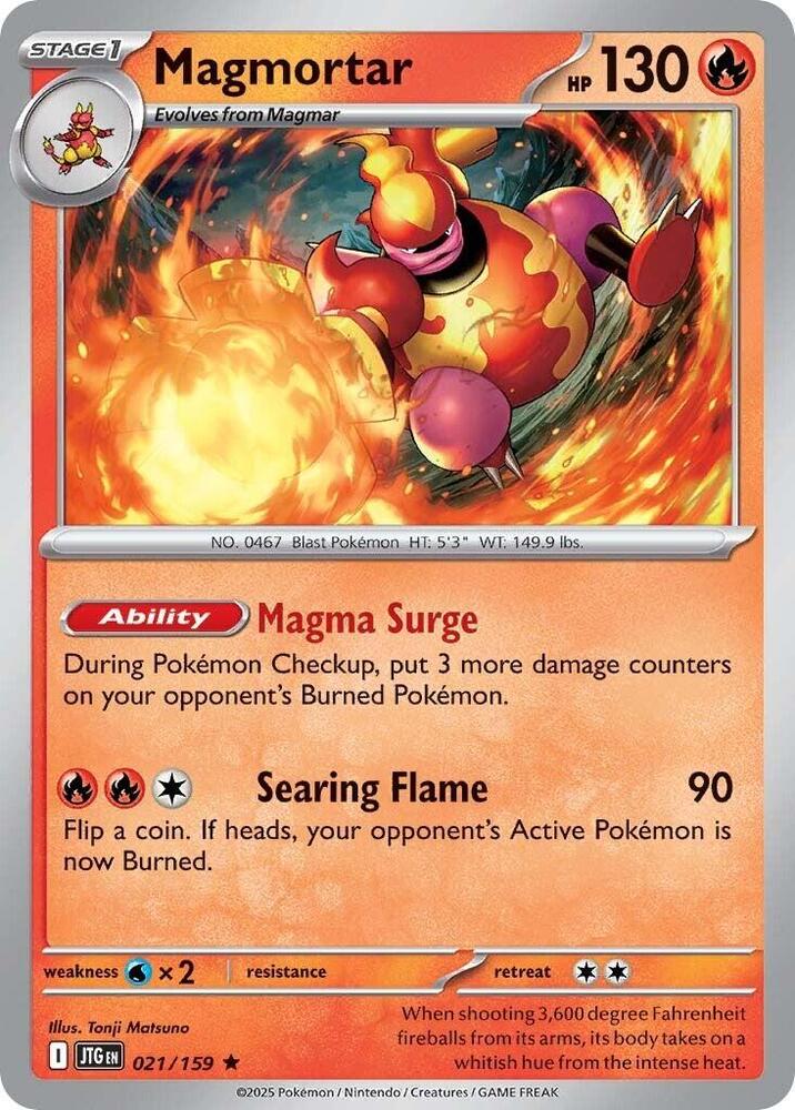 #021 Magmortar 021/159 Rare Holo