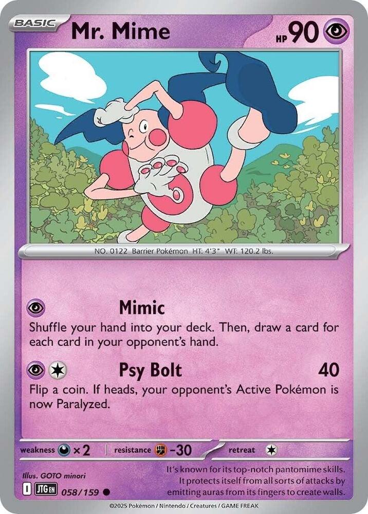 #058 Mr. Mime 058/159 Common