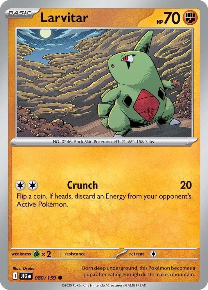 #080 Larvitar 080/159 Common