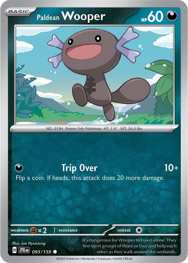 #093 Paldean Wooper 093/159 Common