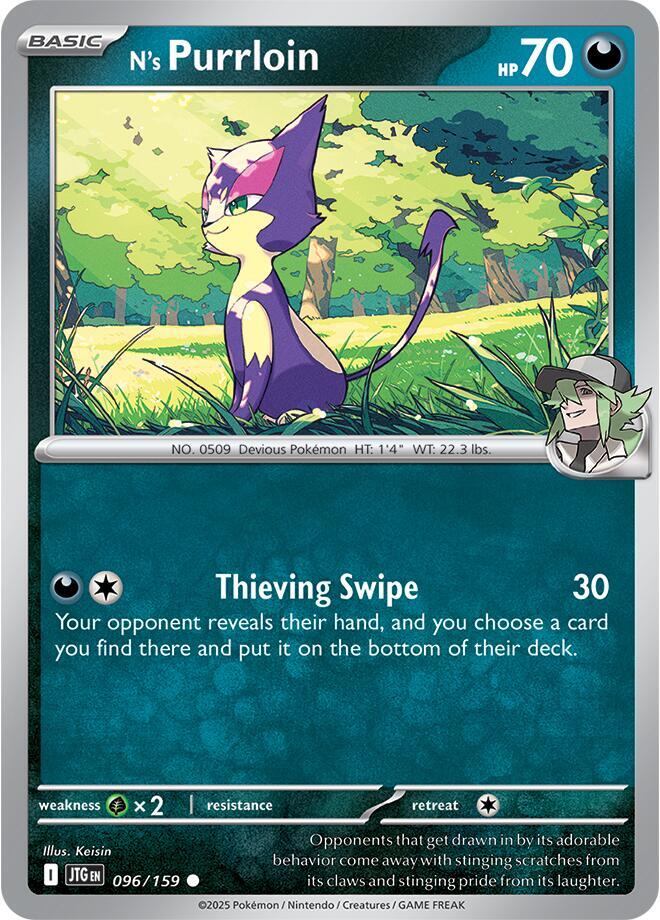 #096 N's Purrloin 096/159 Common