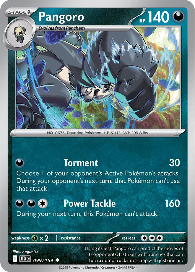 #099 Pangoro 099/159 Uncommon