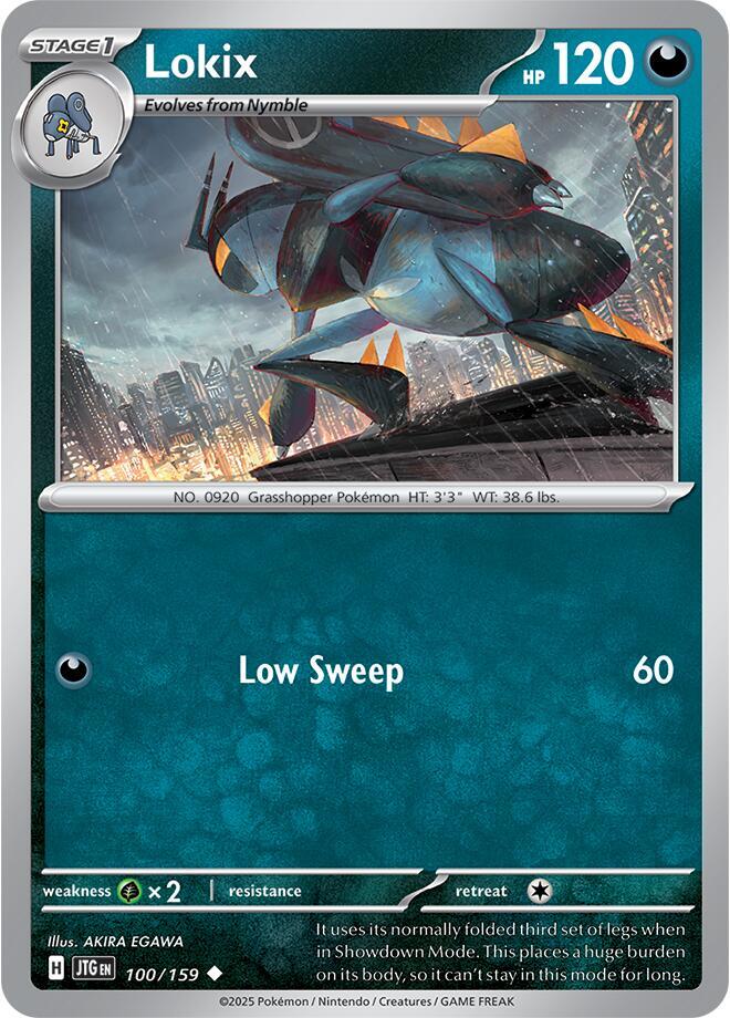 #100 Lokix 100/159 Uncommon