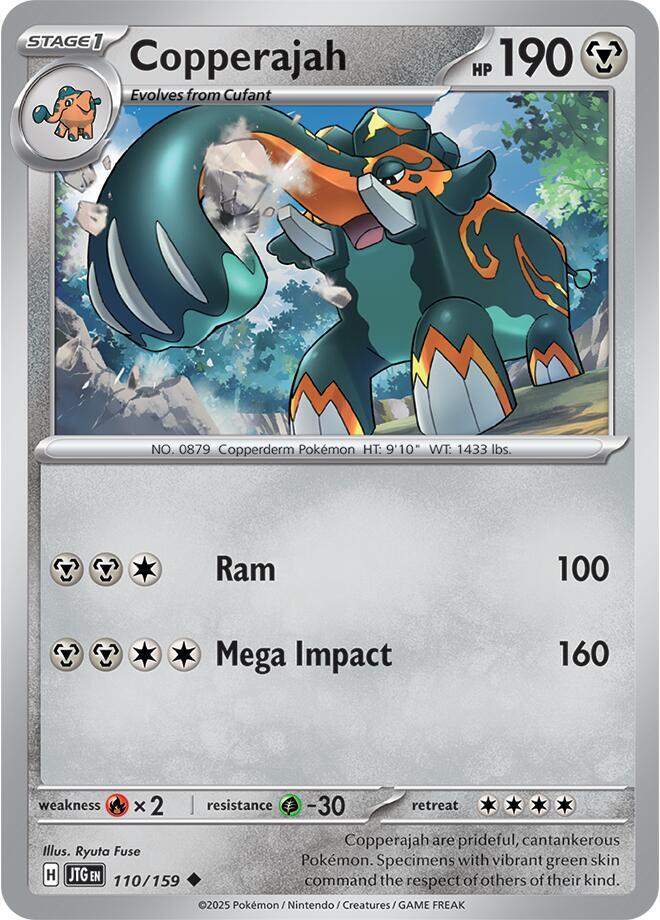 #110 Copperajah 110/159 Uncommon
