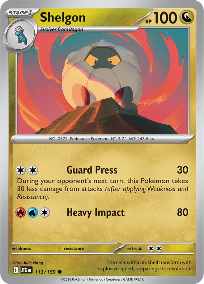 #113 Shelgon 113/159 Common