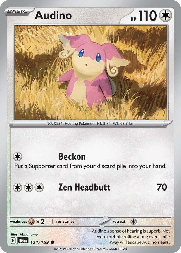 #124 Audino 124/159 Common