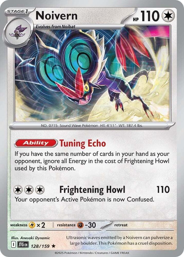 #128 Noivern 128/159 Rare Holo