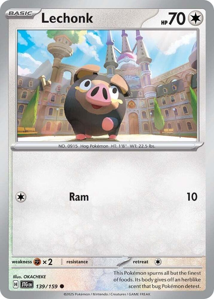 #139 Lechonk 139/159 Common