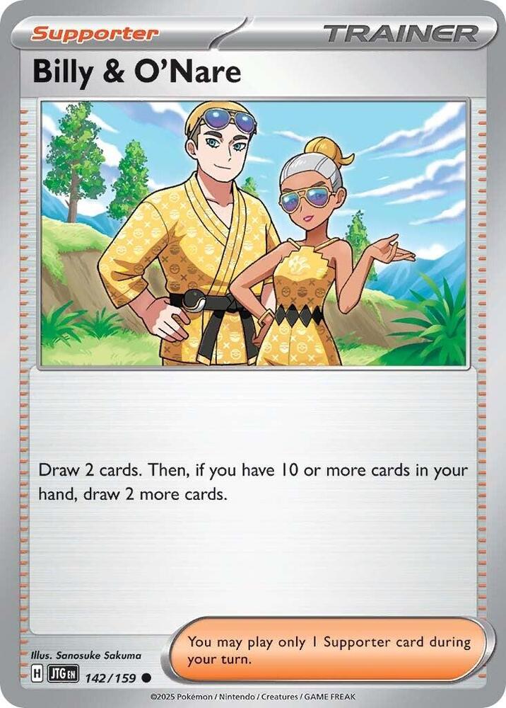 #142 Billy & O'Nare 142/159 Common